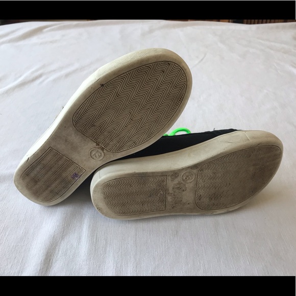 Girls SO Hi Top Sneakers Size 13 Black with Emojis - Picture 8 of 8